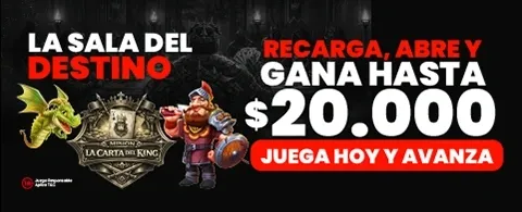 Promoción especial de La Carta del King en Coolber Chile